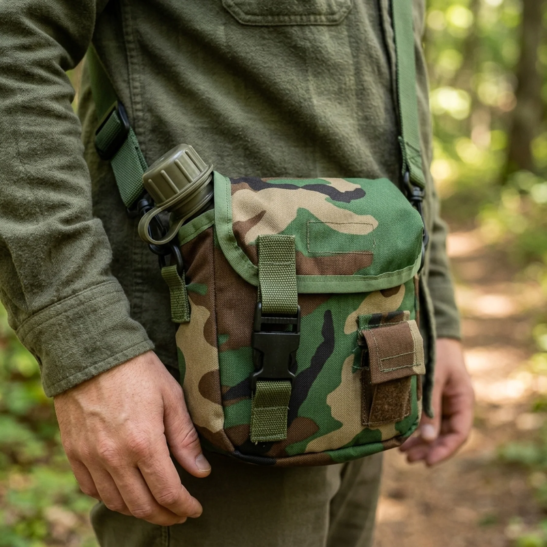 2 Qt. Field Hydration Kit – Canteen, Cover & General Purpose Strap - Image 14