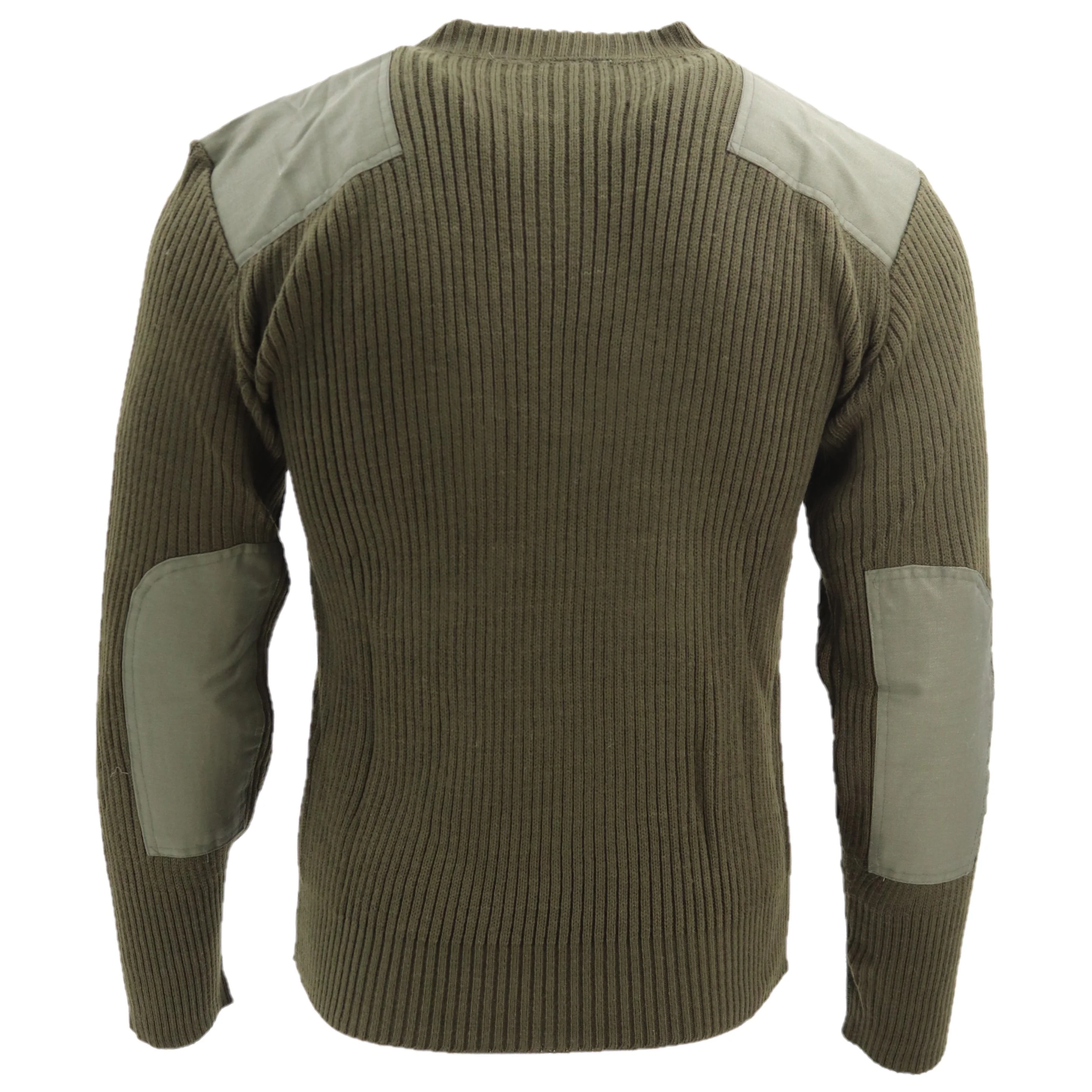 Acrylic Crew-Neck Commando Sweater— Small - Image 3