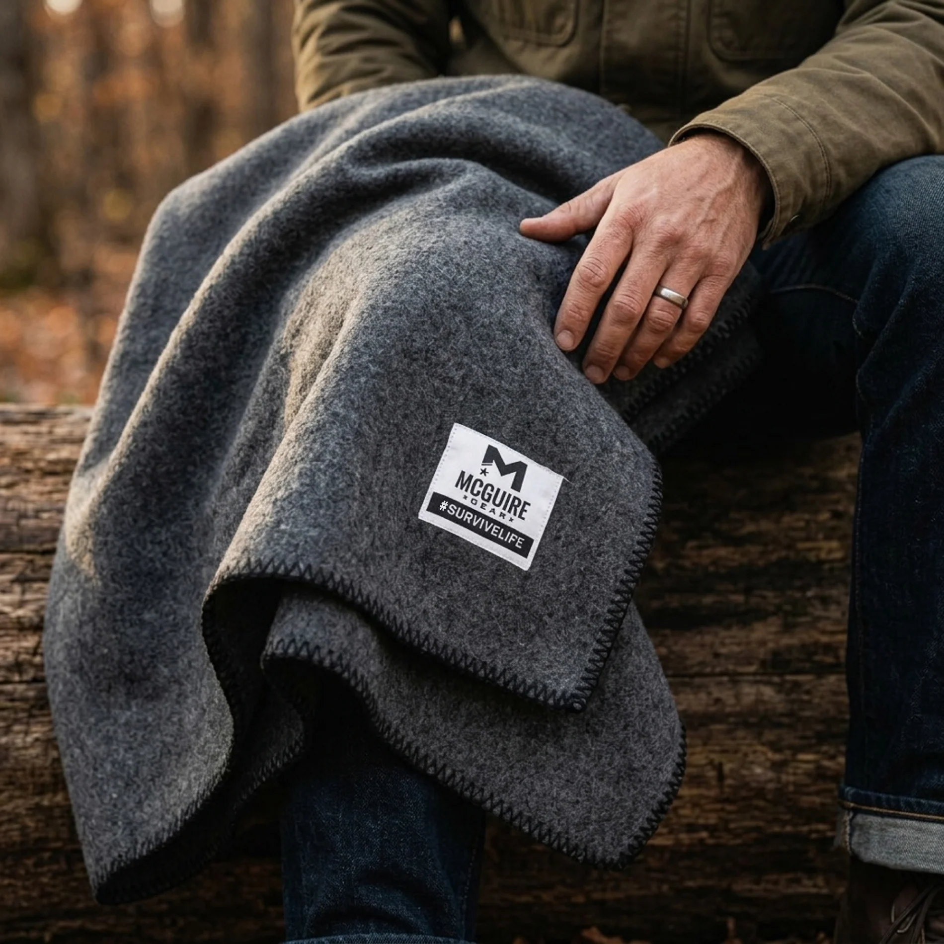 Camping Wool Blanket - Image 10