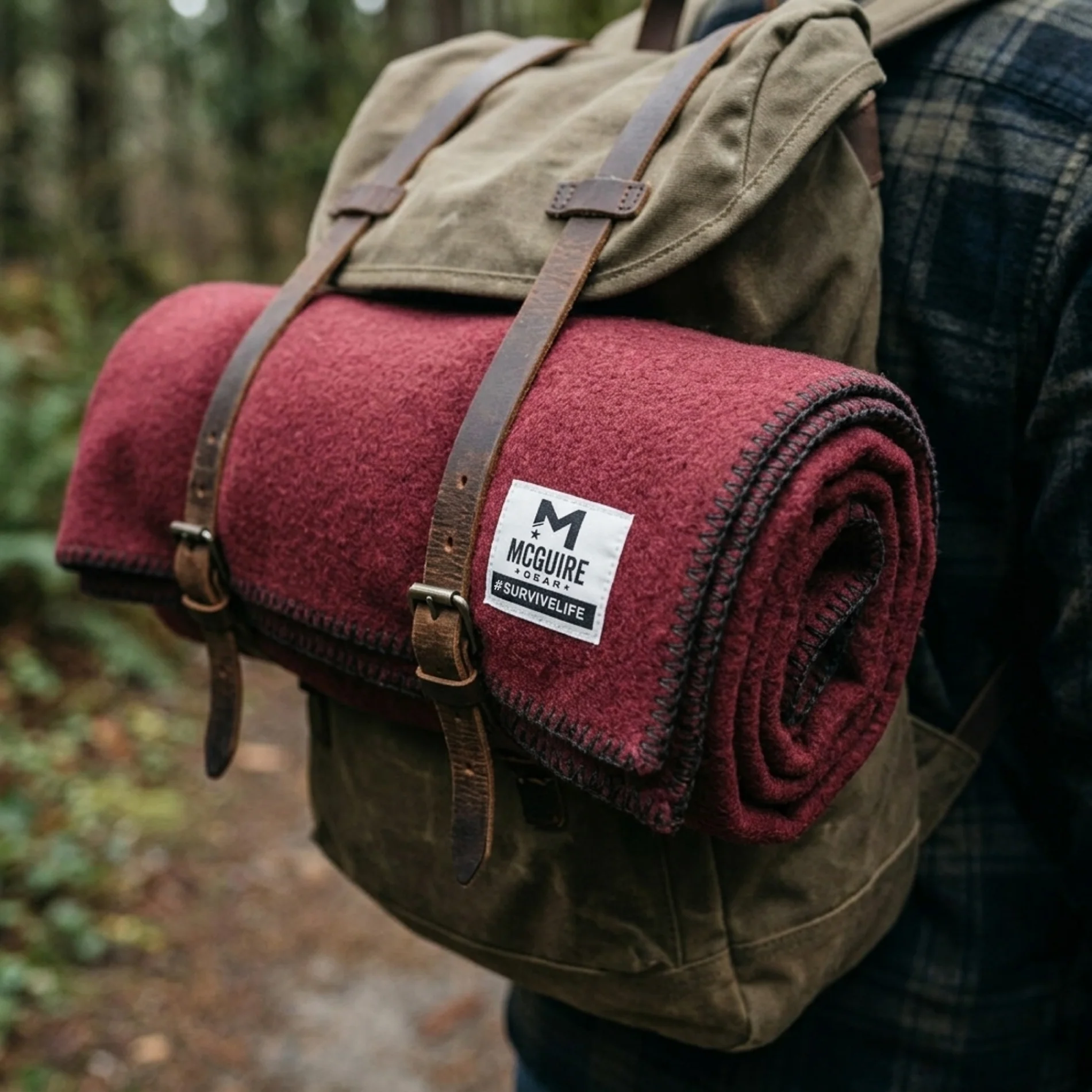 Camping Wool Blanket - Image 9