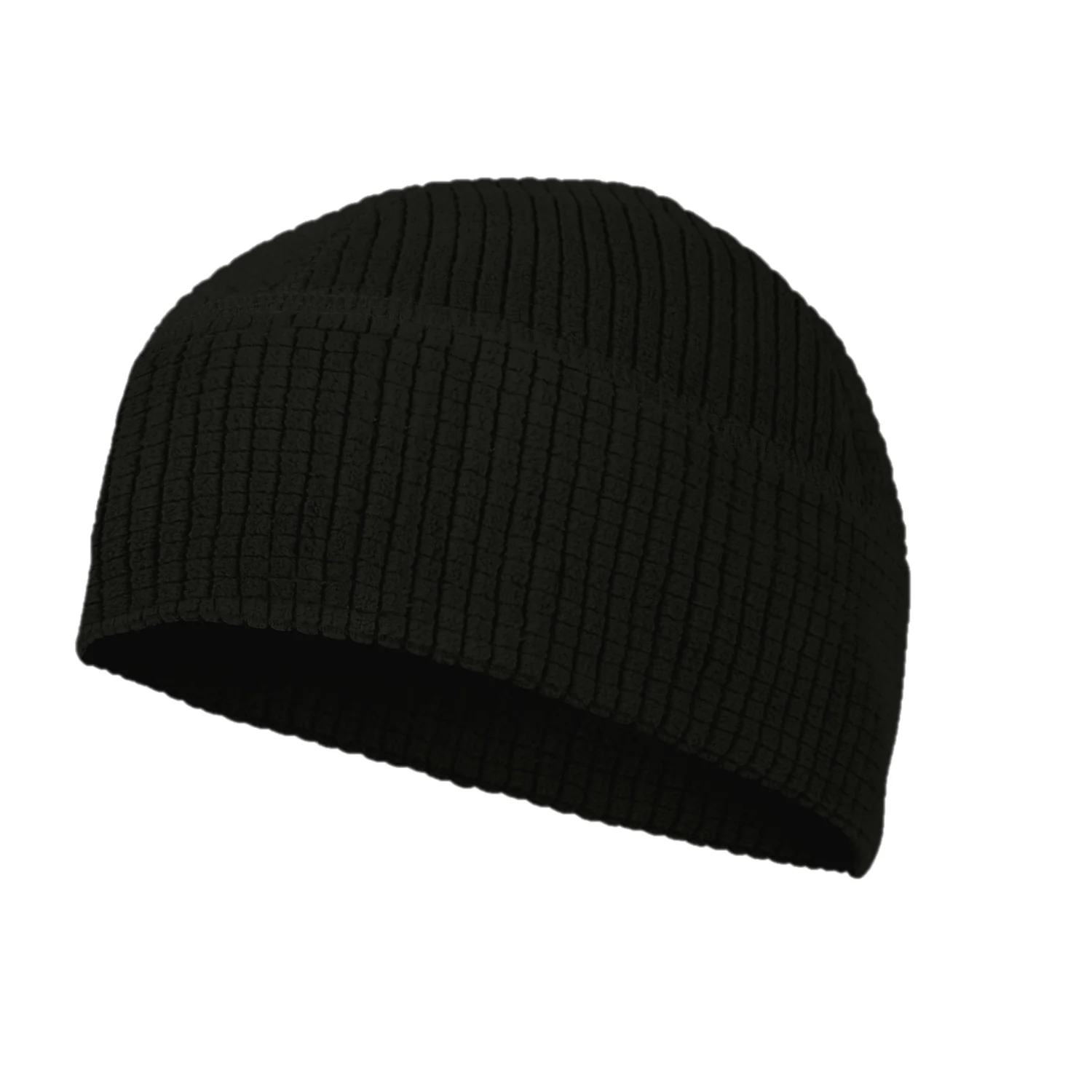 Grid Fleece Beanie Cap - Image 2