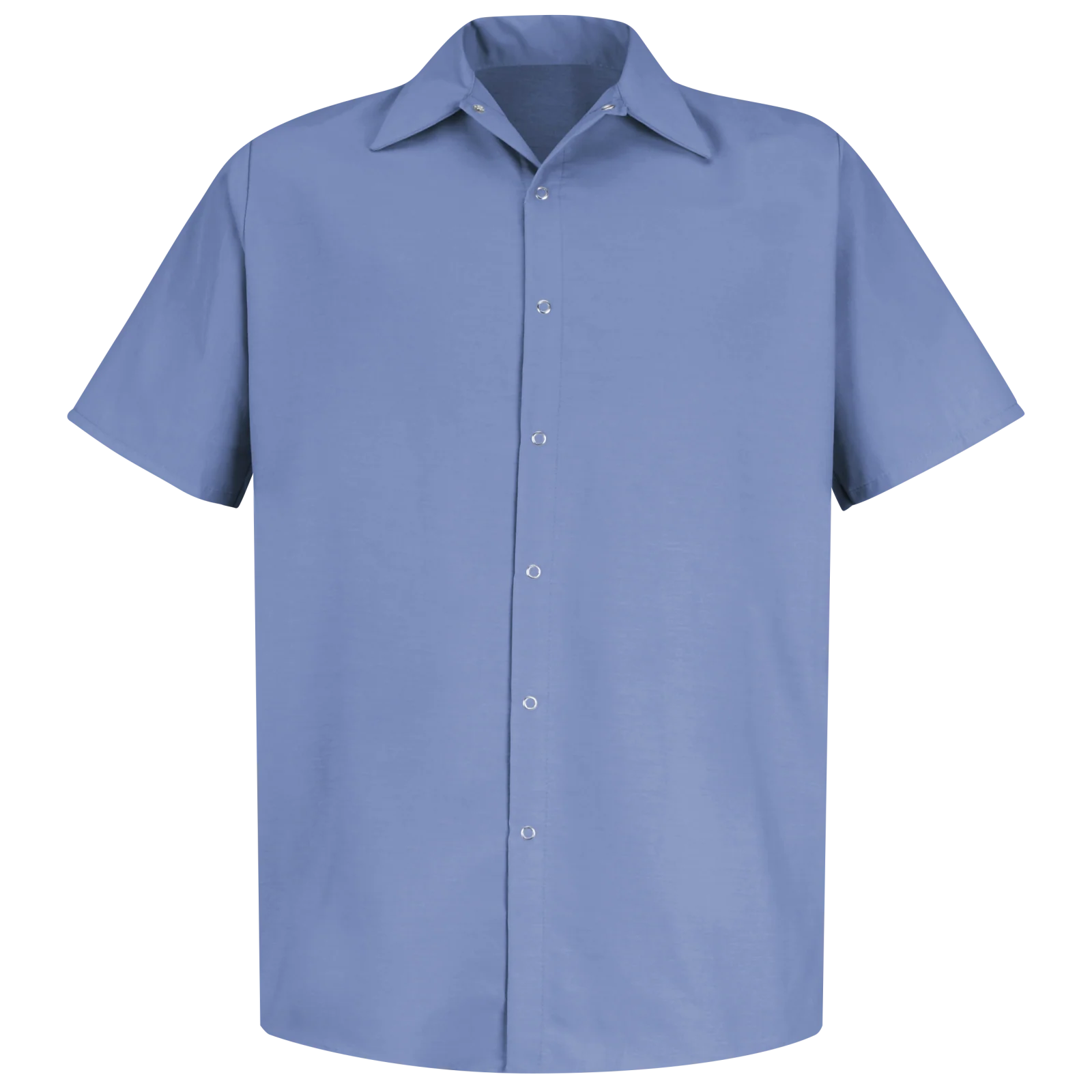 Cotton Wrinkle-Resistant Workshirt W/o Pockets