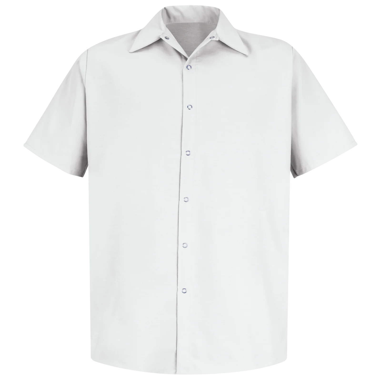 Cotton Wrinkle-Resistant Workshirt W/o Pockets - Image 2