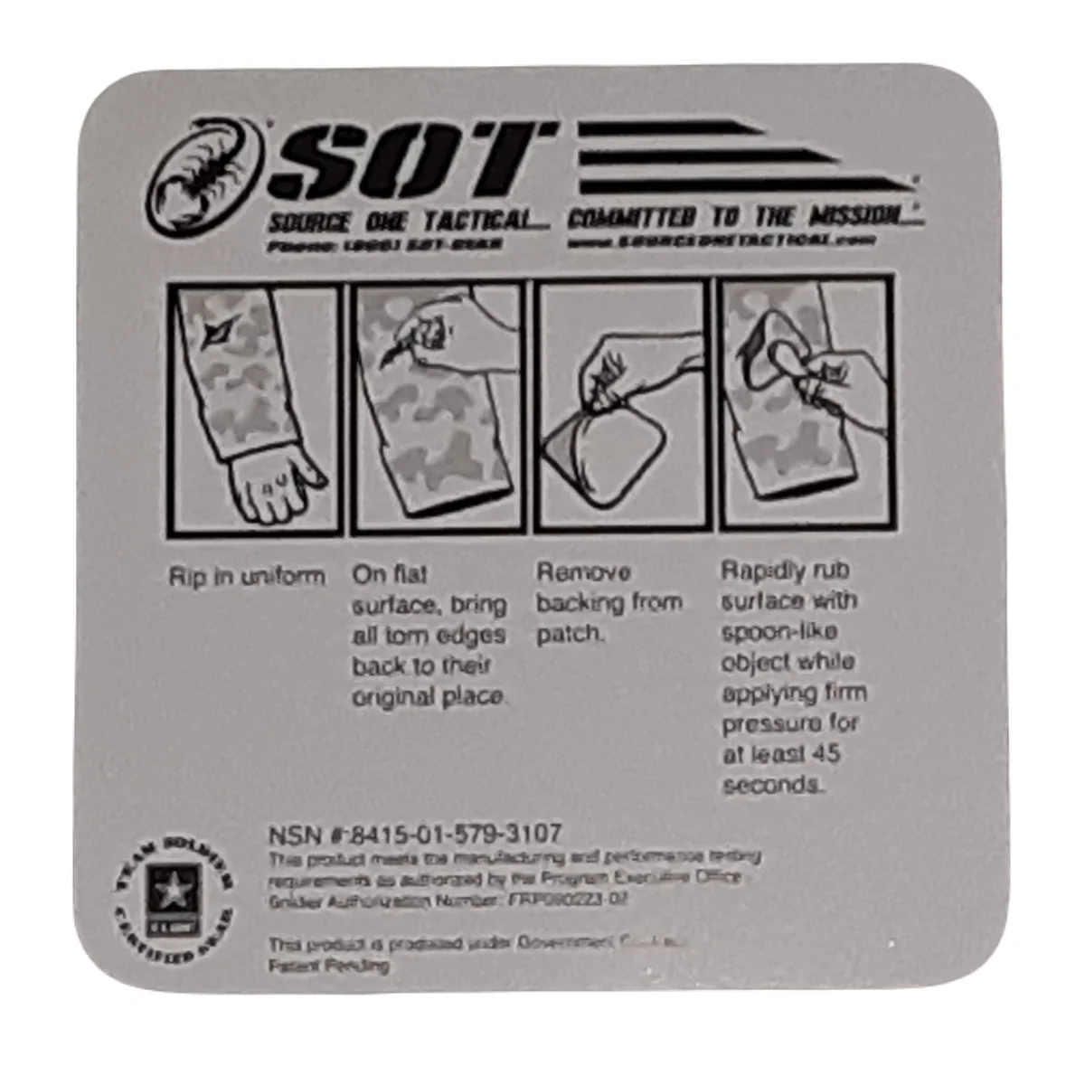 GI Fire Resistant Repair Patches - Image 2