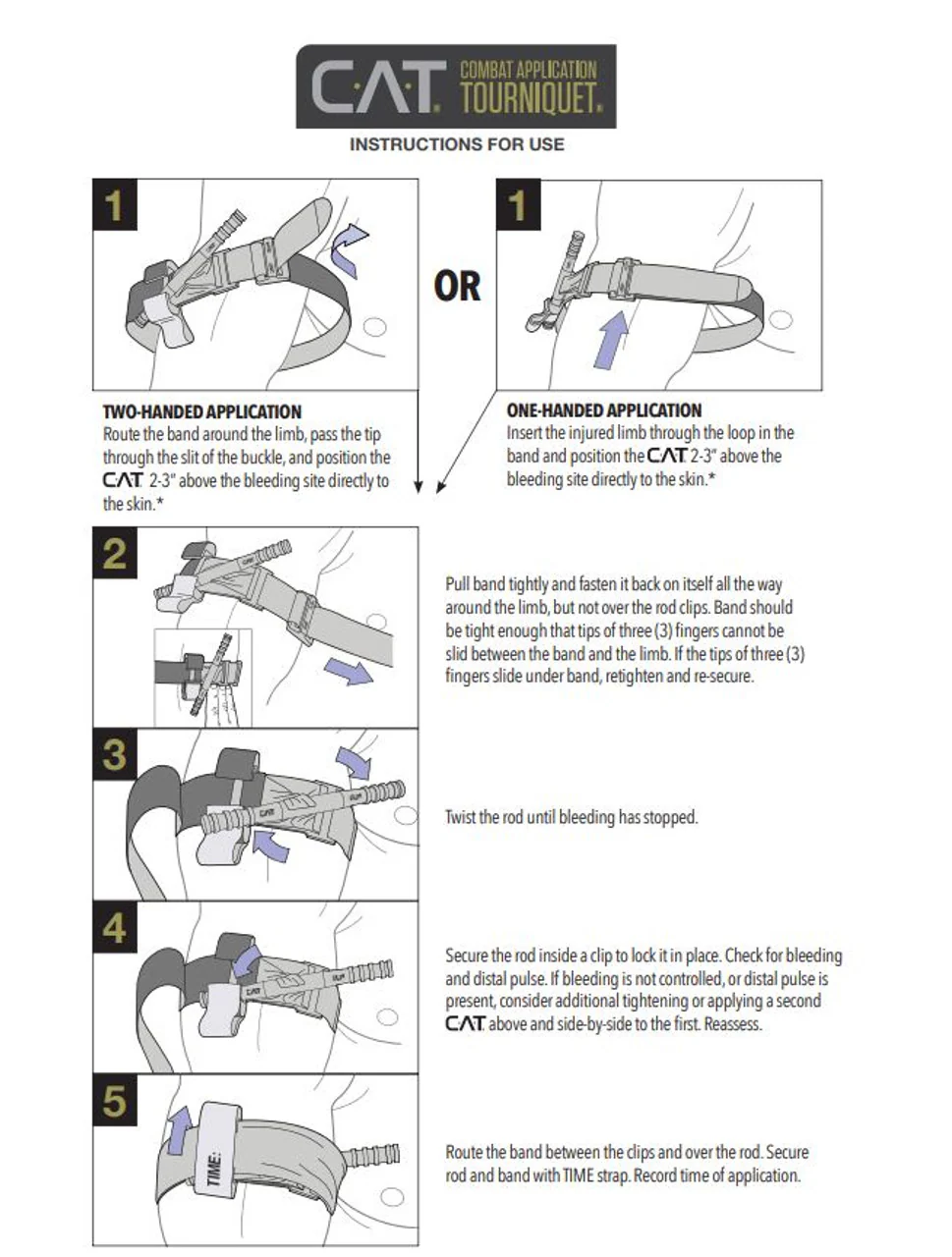 GI Gen 7 (CAT) Combat Application Tourniquet - Image 4