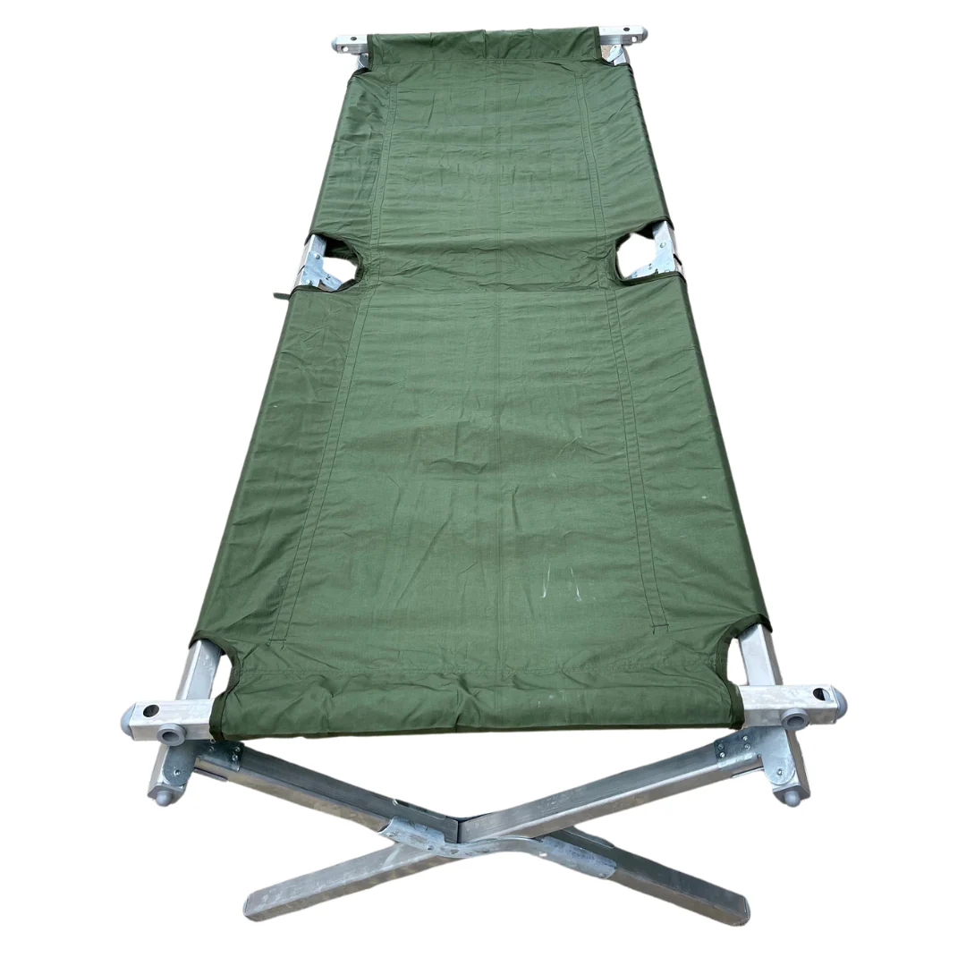 GI Heavy Duty Folding Aluminum Cot— Used - Image 2