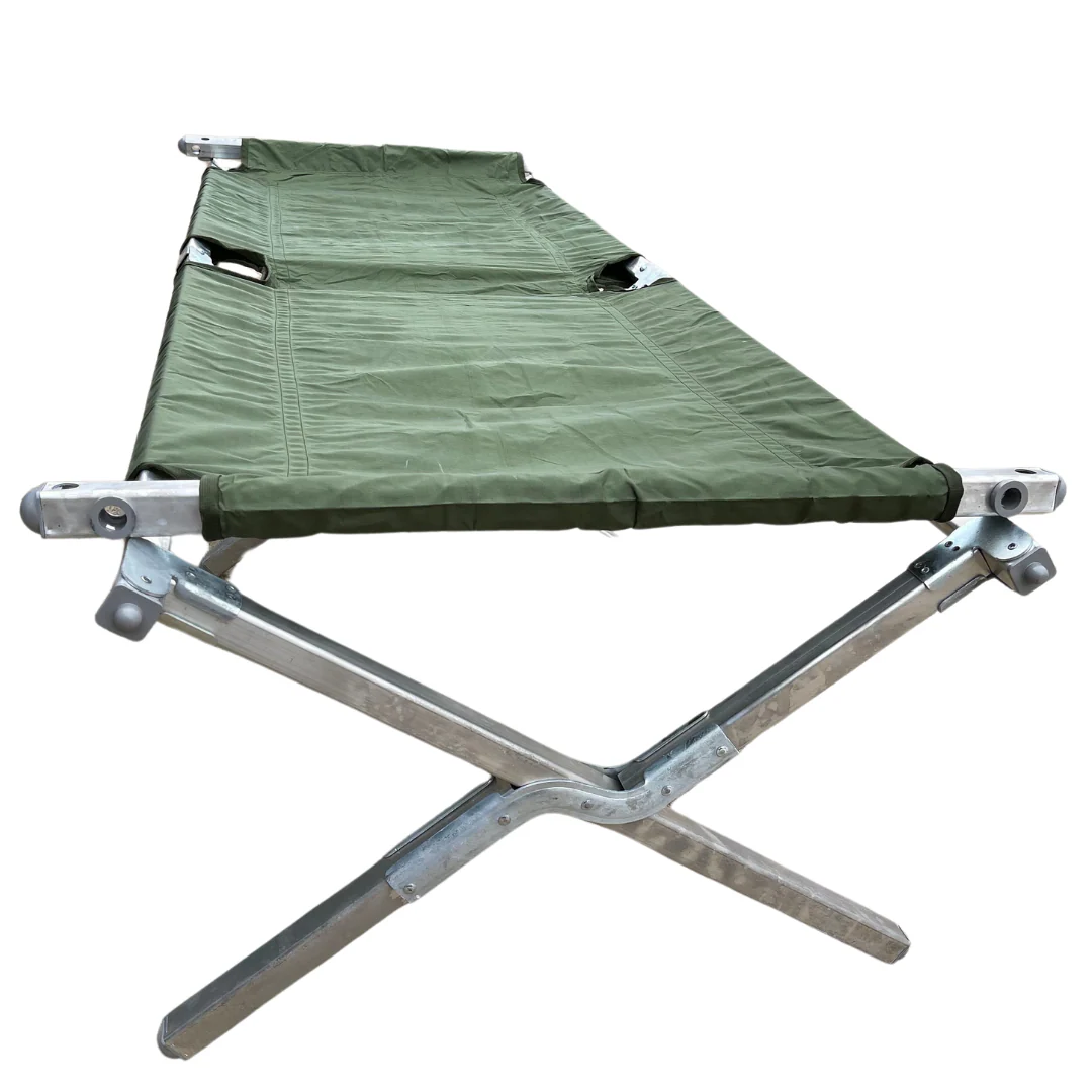 GI Heavy Duty Folding Aluminum Cot— Used - Image 3