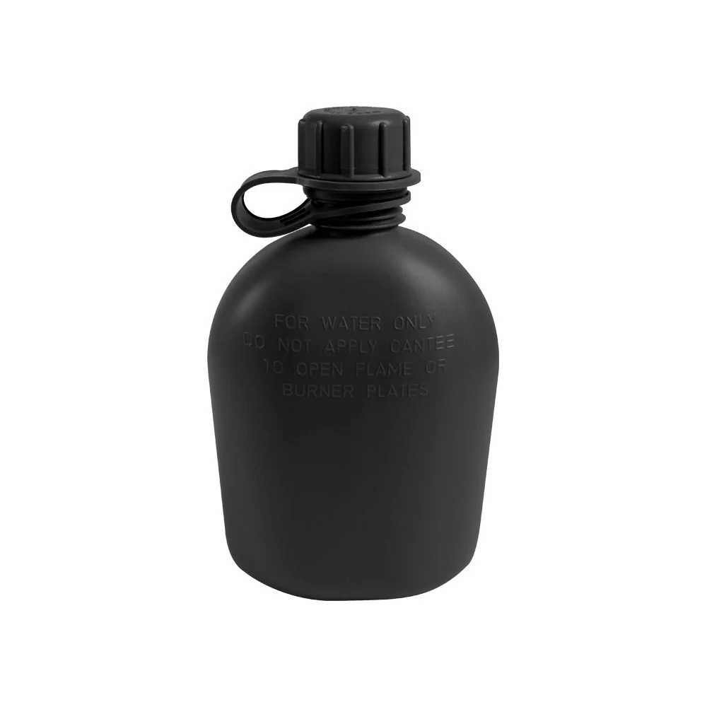 GI 1-Qt Hydration Kit – Black Canteen with ABU MOLLE Utility Pouch - Image 2