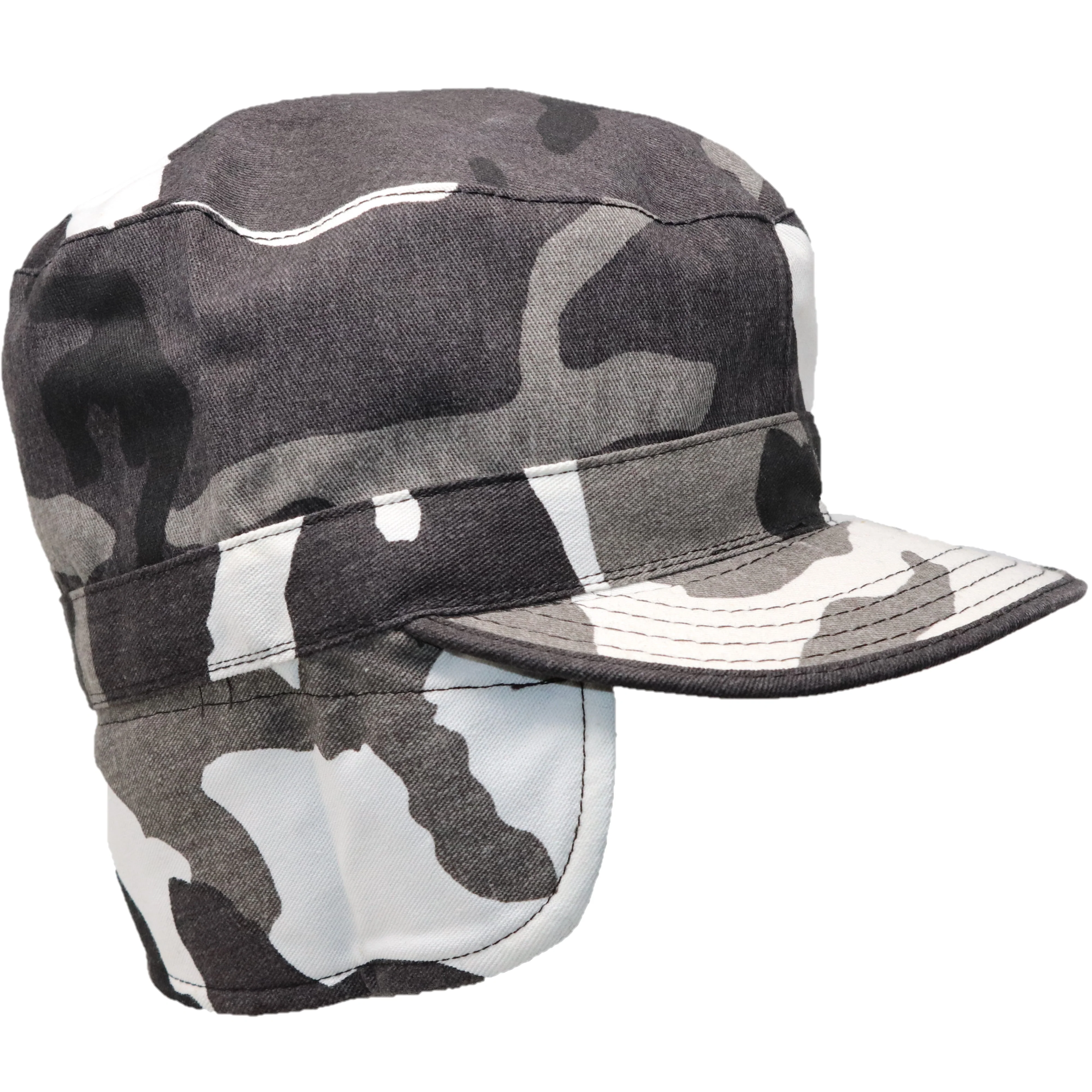 GI Style Ranger Cap W/ Ear Flaps - Image 5