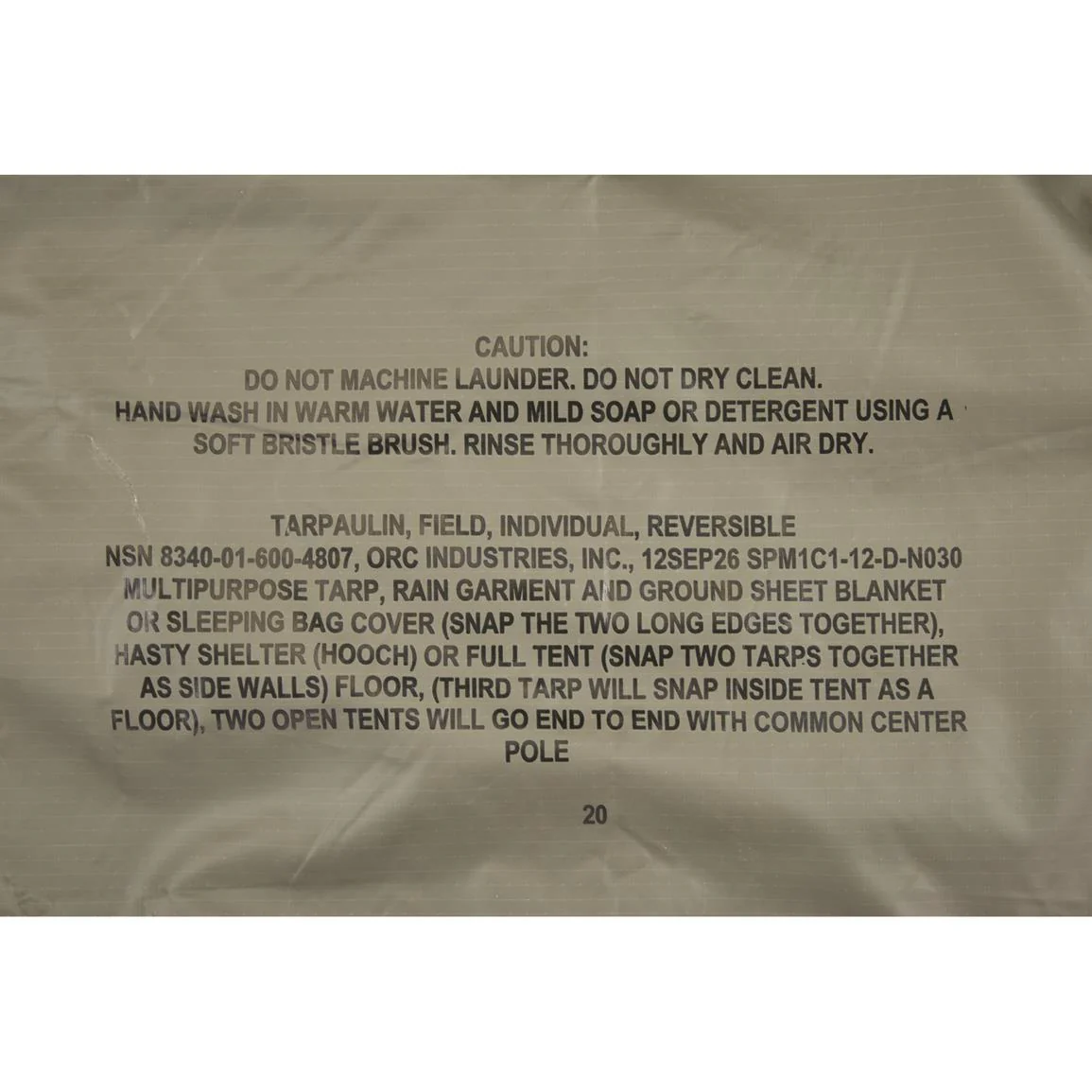 GI Reversible Tarp— ACU/Foliage - Image 3