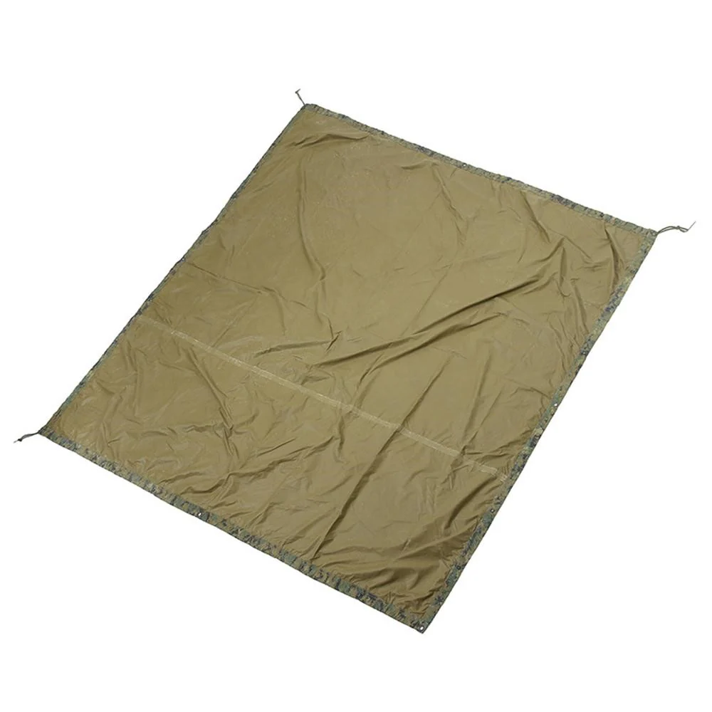 GI USMC Reversible Tarp— Used, Damaged - Woodland Camo - Image 3