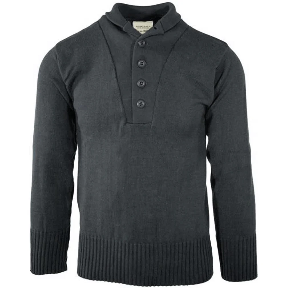 Knitted Wool Army “Jeep” Sweater - Image 3