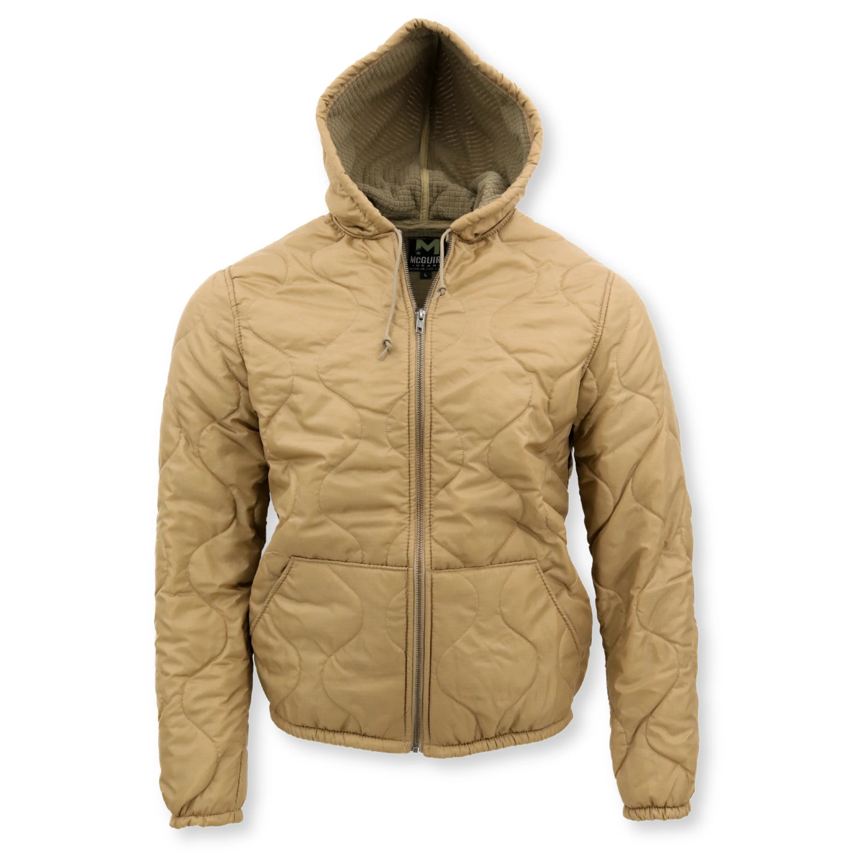 Lightweight Woobie Hoodie with Grid Fleece Lining - Image 2