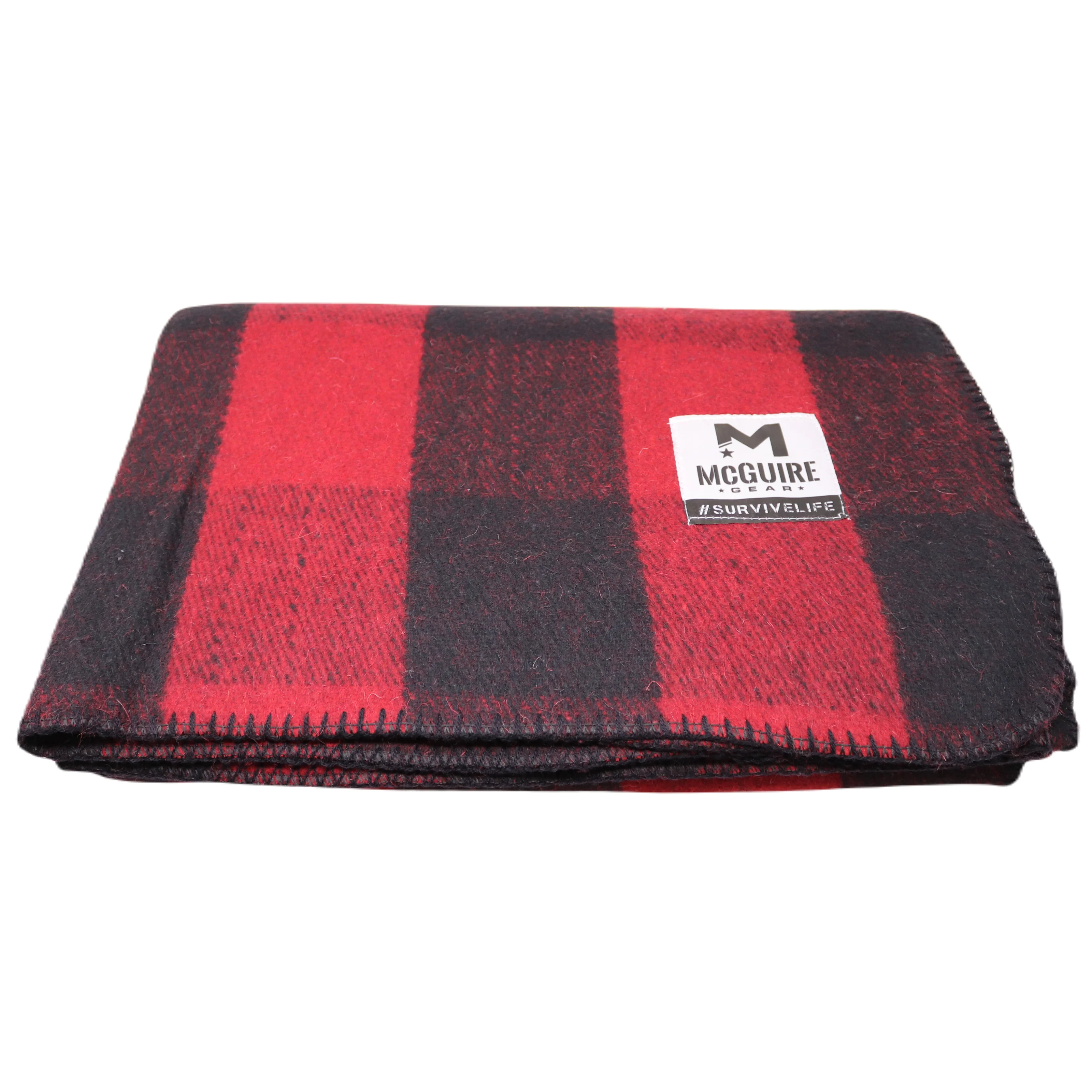 Bunkhouse Plaid Wool Camping Blanket - Image 7