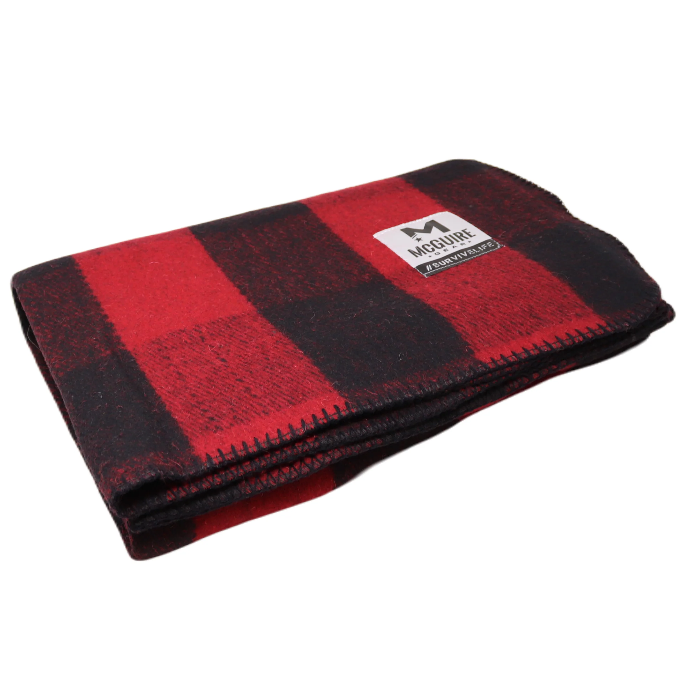 Bunkhouse Plaid Wool Camping Blanket - Image 8