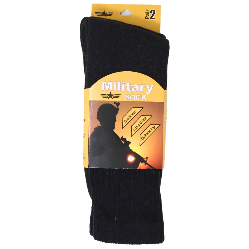 Mil-Spec PolyCotton Blend Socks— Size 10-13 - Image 4