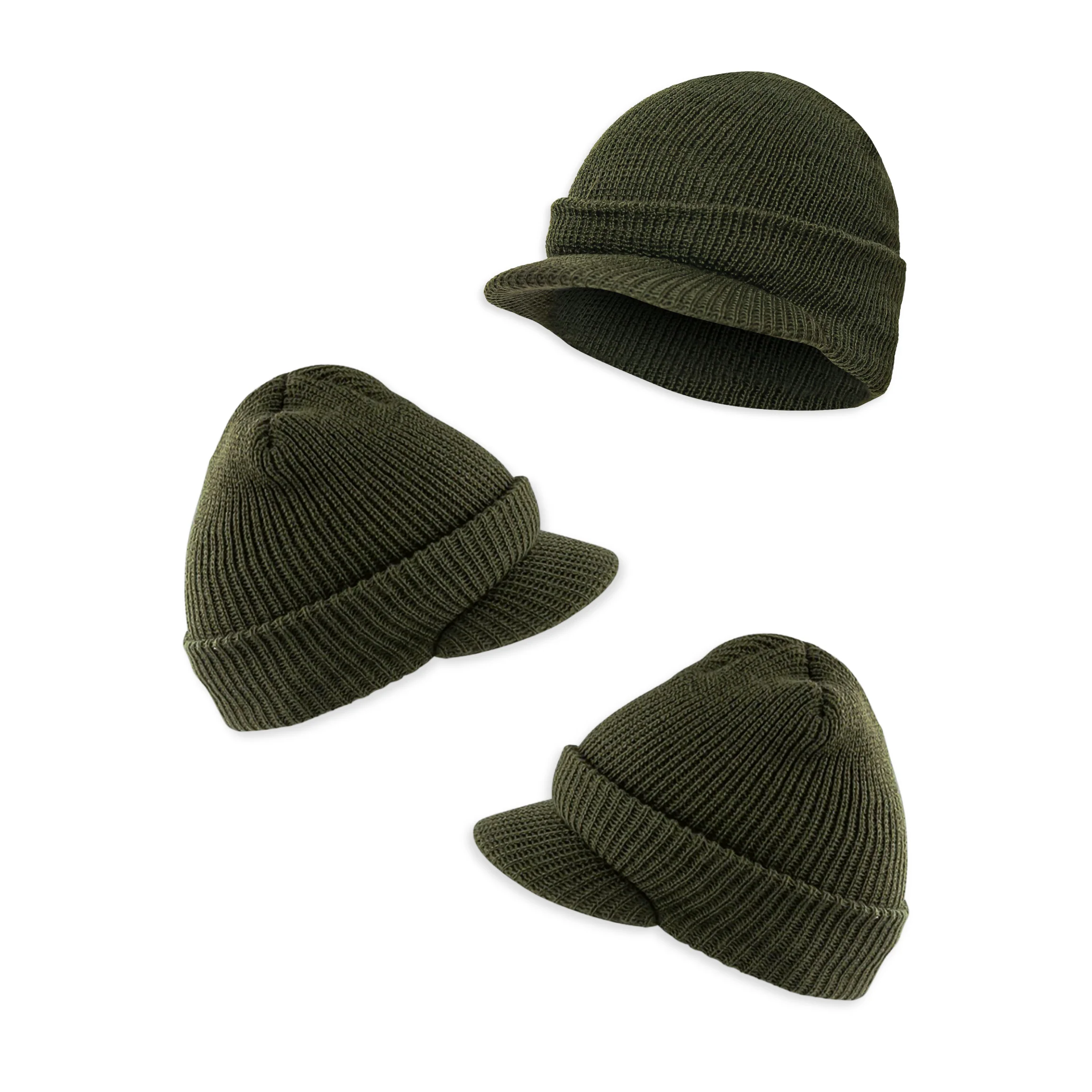 Military Wool Jeep Cap - Image 4
