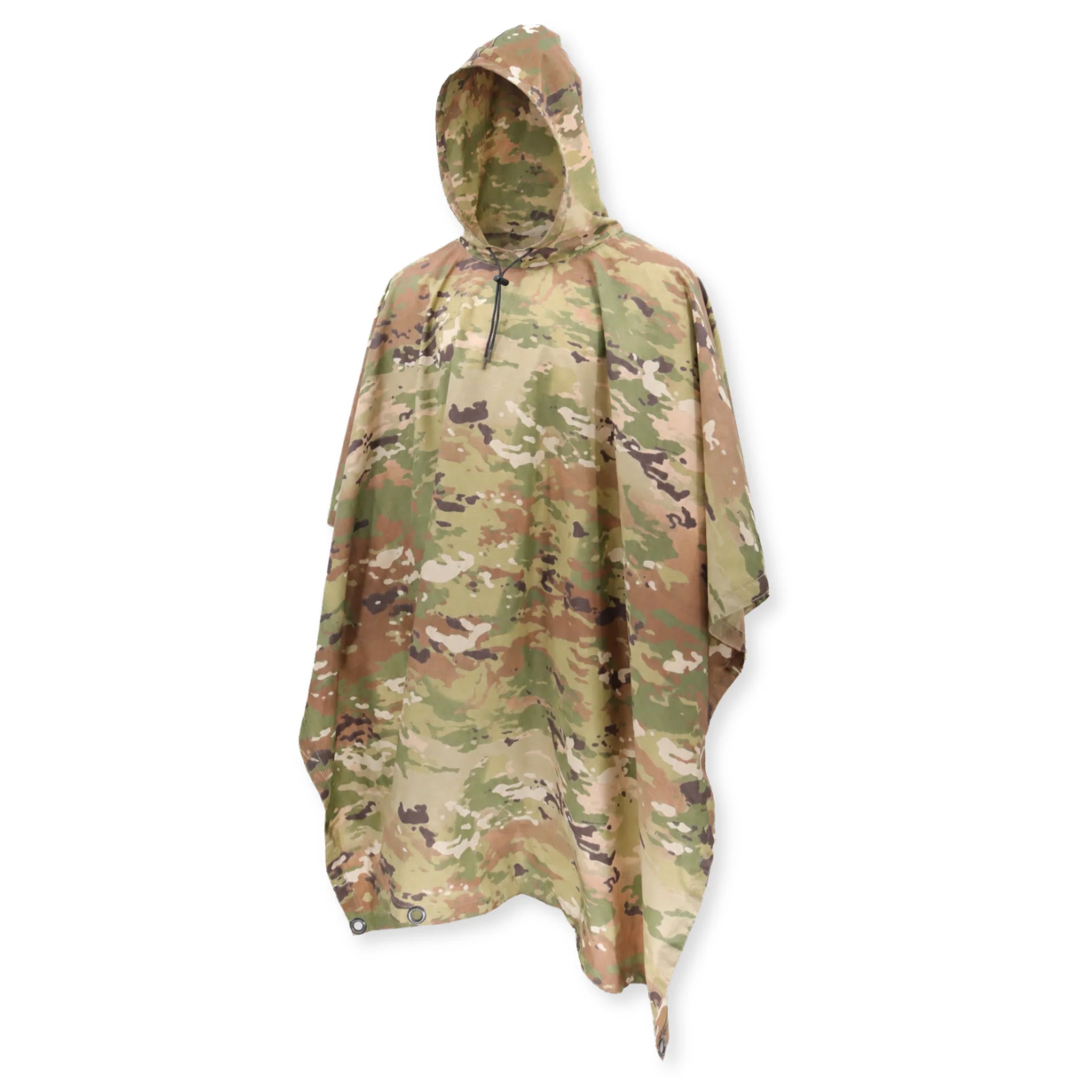 Multicam Waterproof Poncho — USA Made