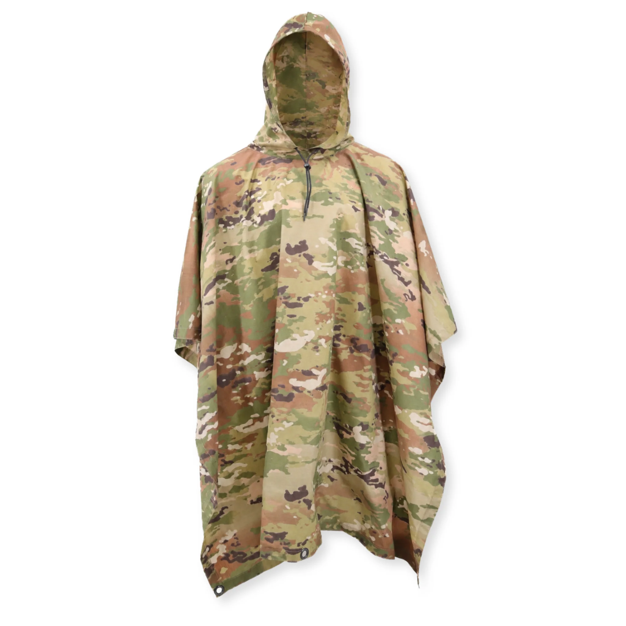 Multicam Waterproof Poncho — USA Made - Image 2