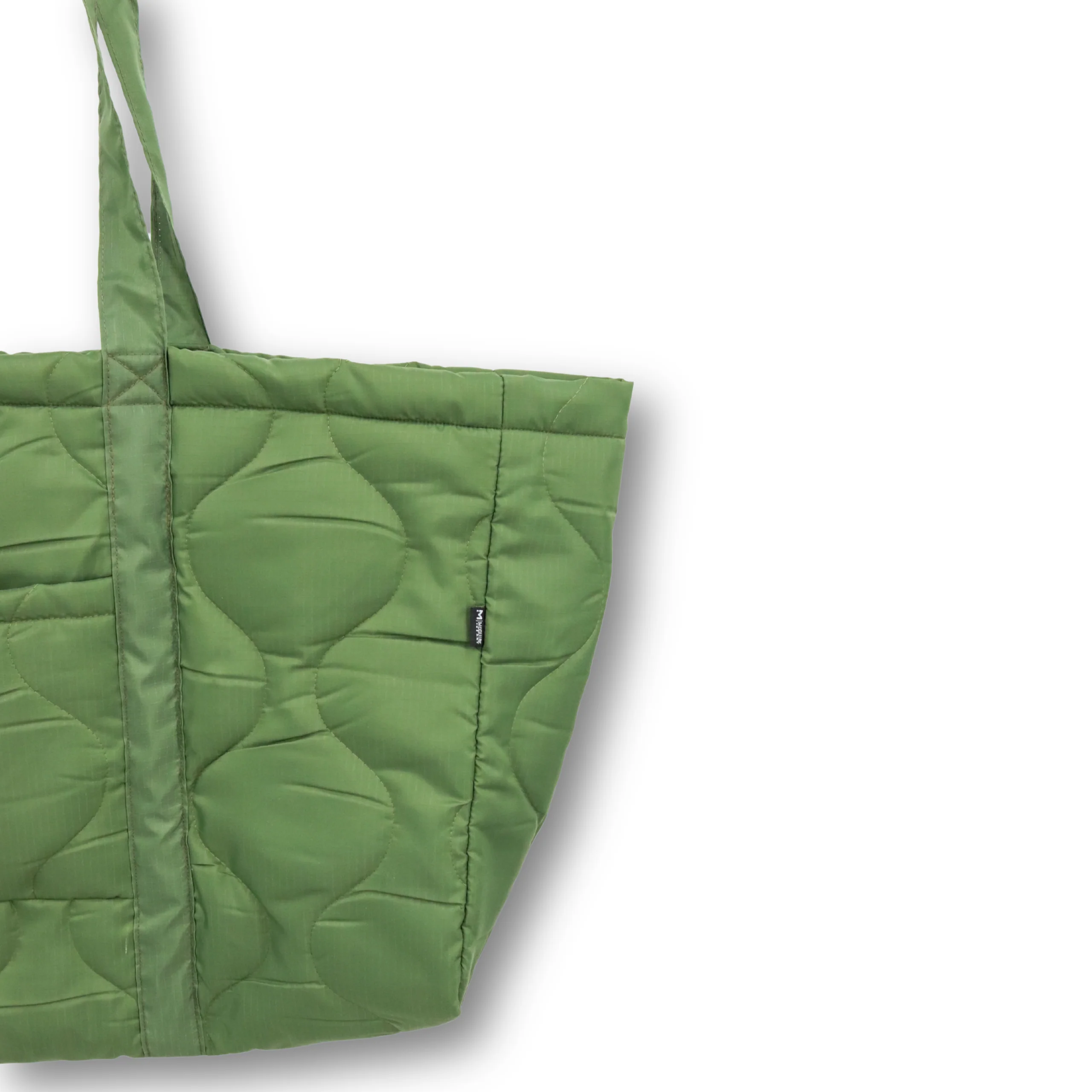 Quilted Shoulder Tote Bag - Made in the USA - Image 4