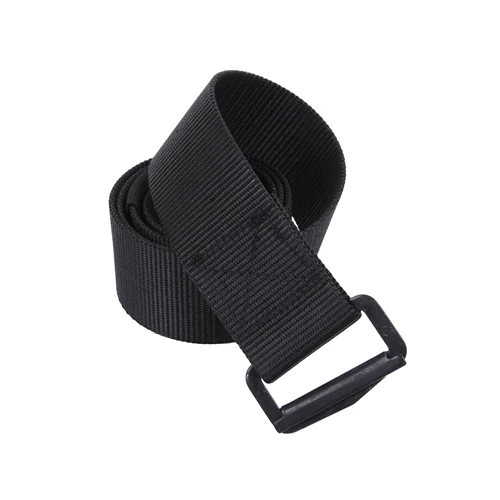 Rothco Adjustable BDU Belt w/ Metal Buckle — Black, 44"