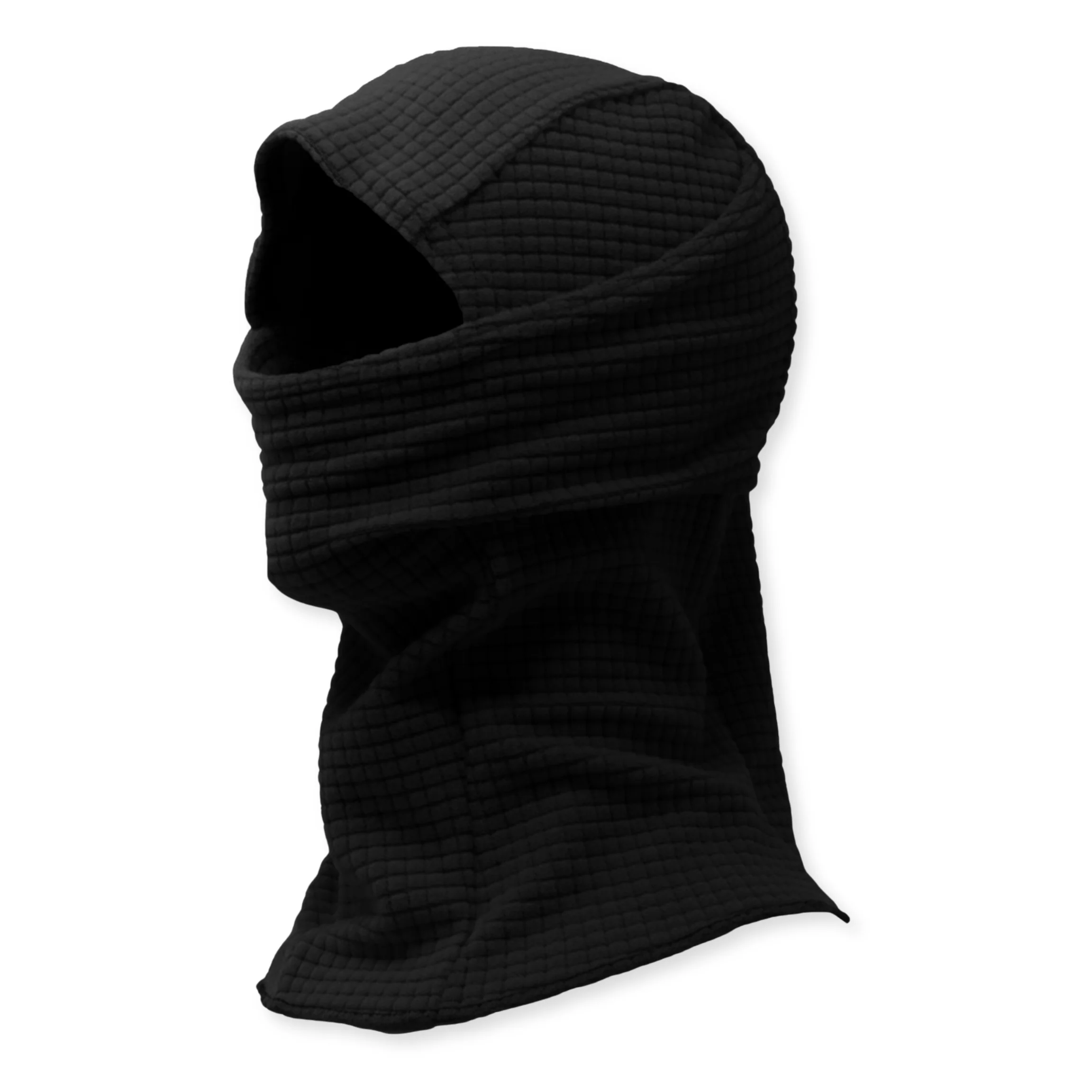 Grid Fleece Balaclava Hood - Image 2