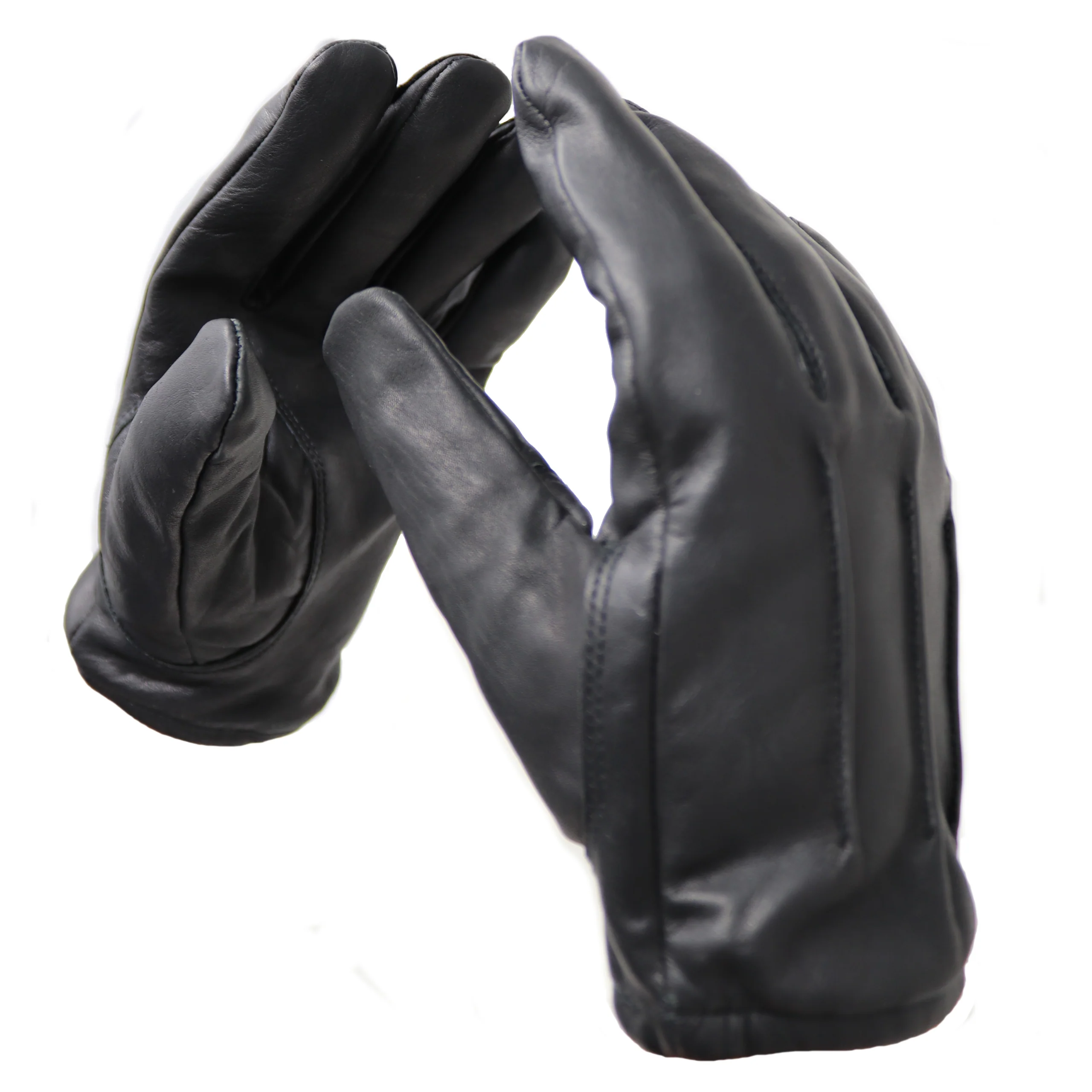Tactical Police Search Leather Gloves - Image 3