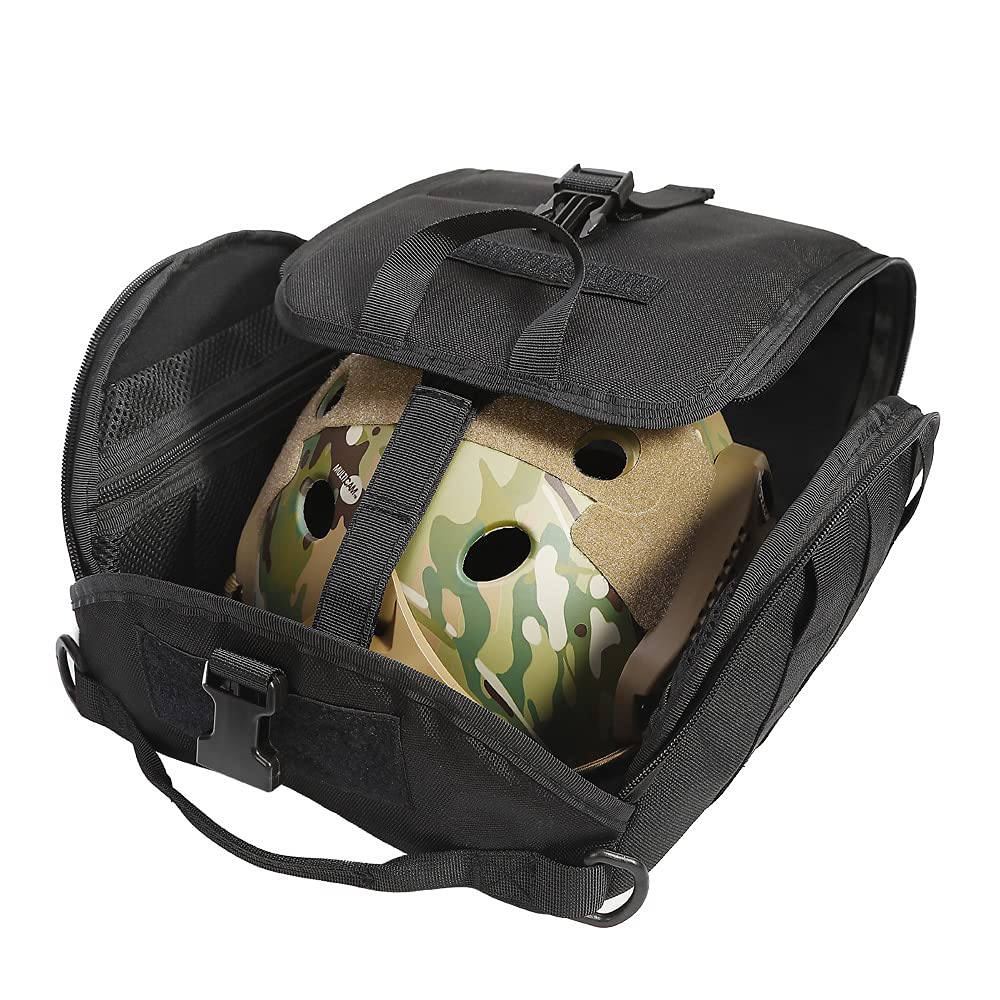 Tactical MOLLE Clamshell Helmet Bag - Image 6