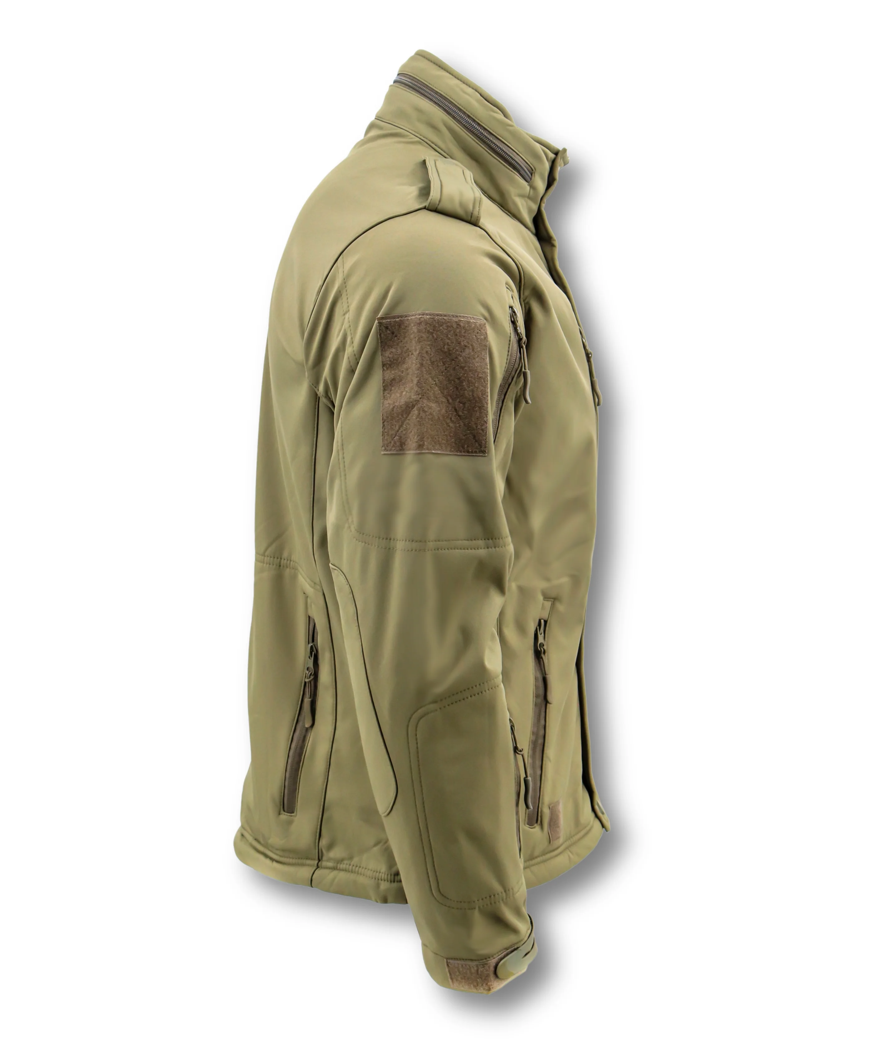 Tactical Soft Shell Jacket With Epaulettes - Image 2