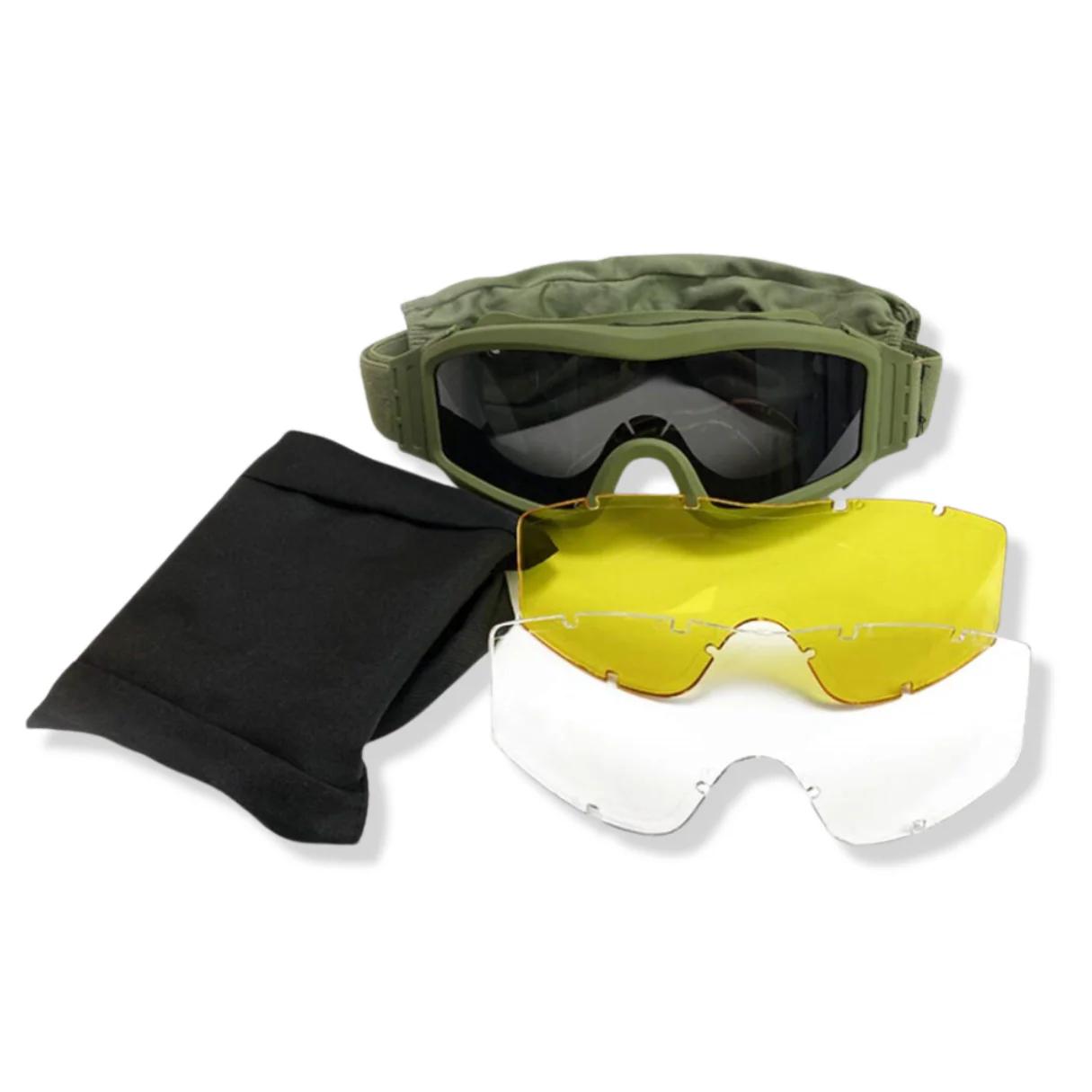 Airsoft Tactical Sun, Dust, & Wind Goggles - Image 4