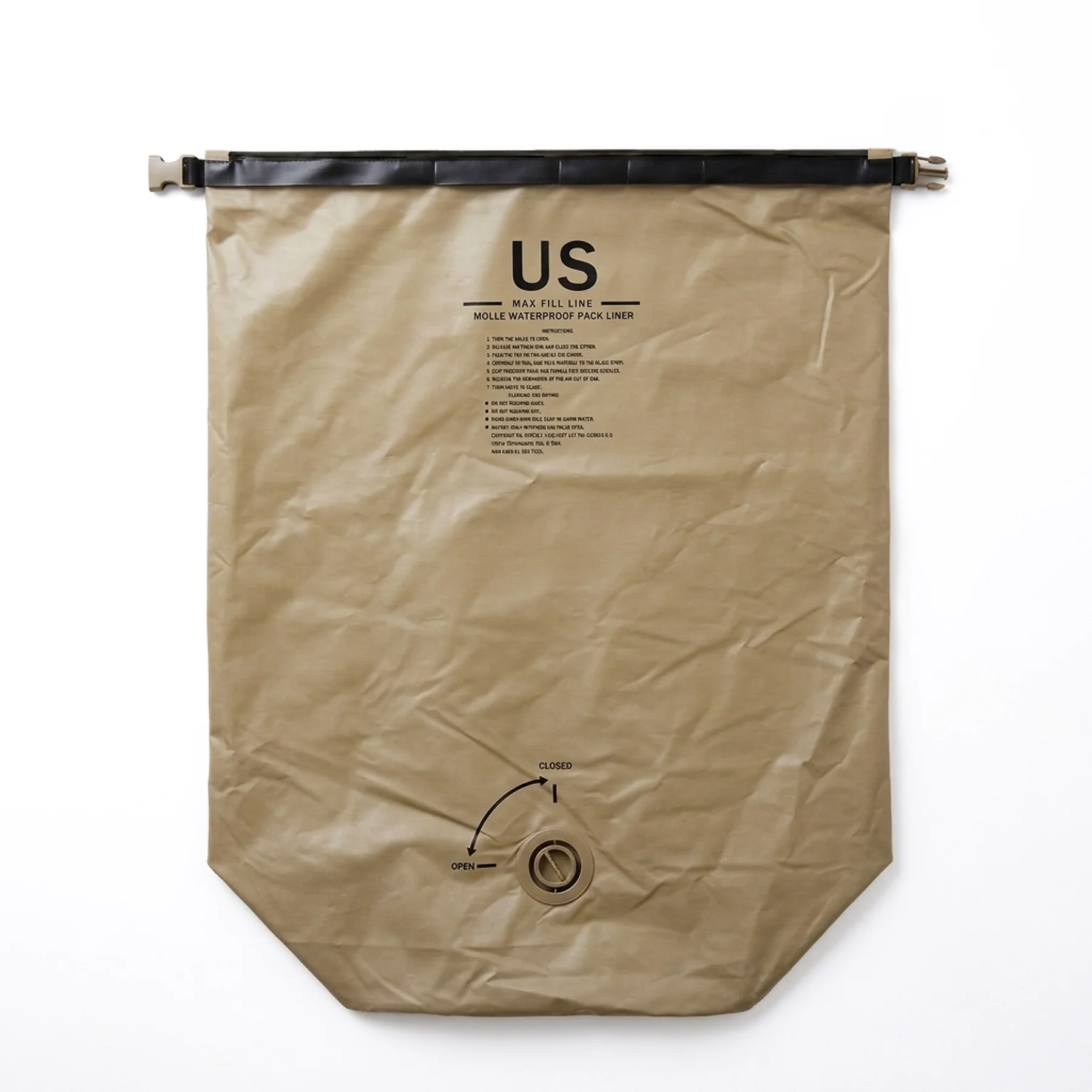 U.S. G.I. Military Waterproof Large Molle Pack Liner Bag - Used - Image 2