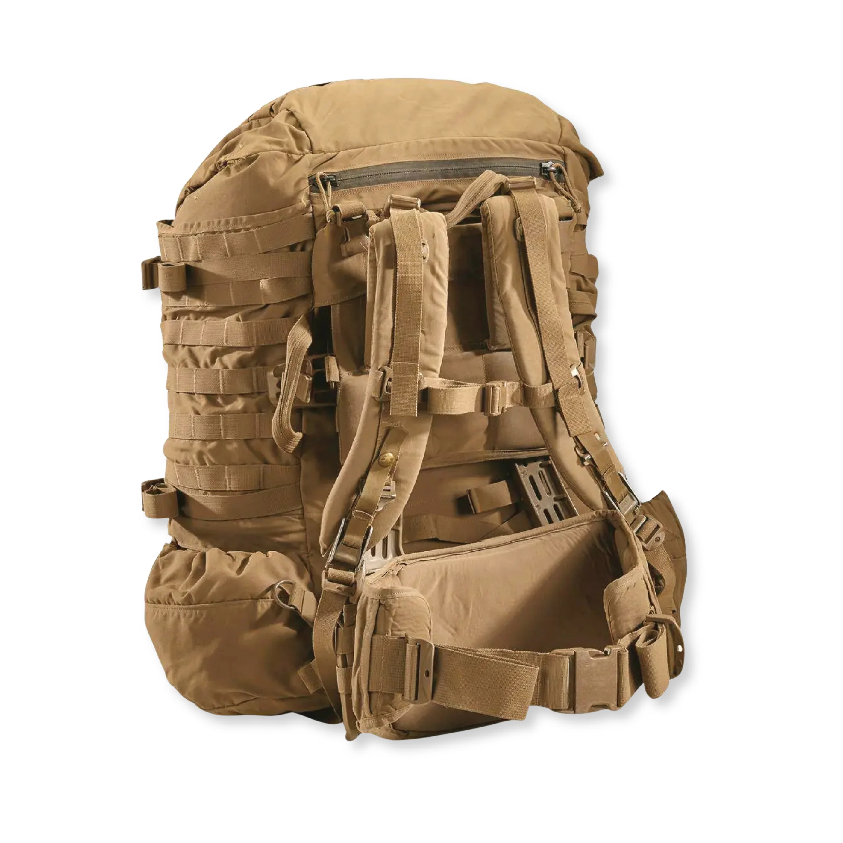 USMC Pack System FILBE Coyote Rucksack – Complete Set (Genuine U.S. Military Issue) - USED - Image 3