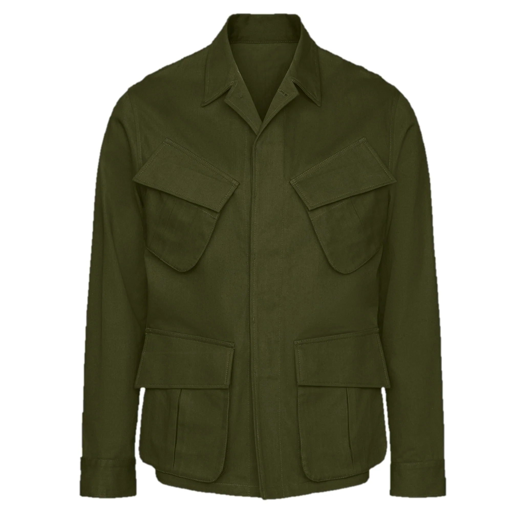 Vietnam Era Style Slant Pocket Ripstop Shirt - Image 3