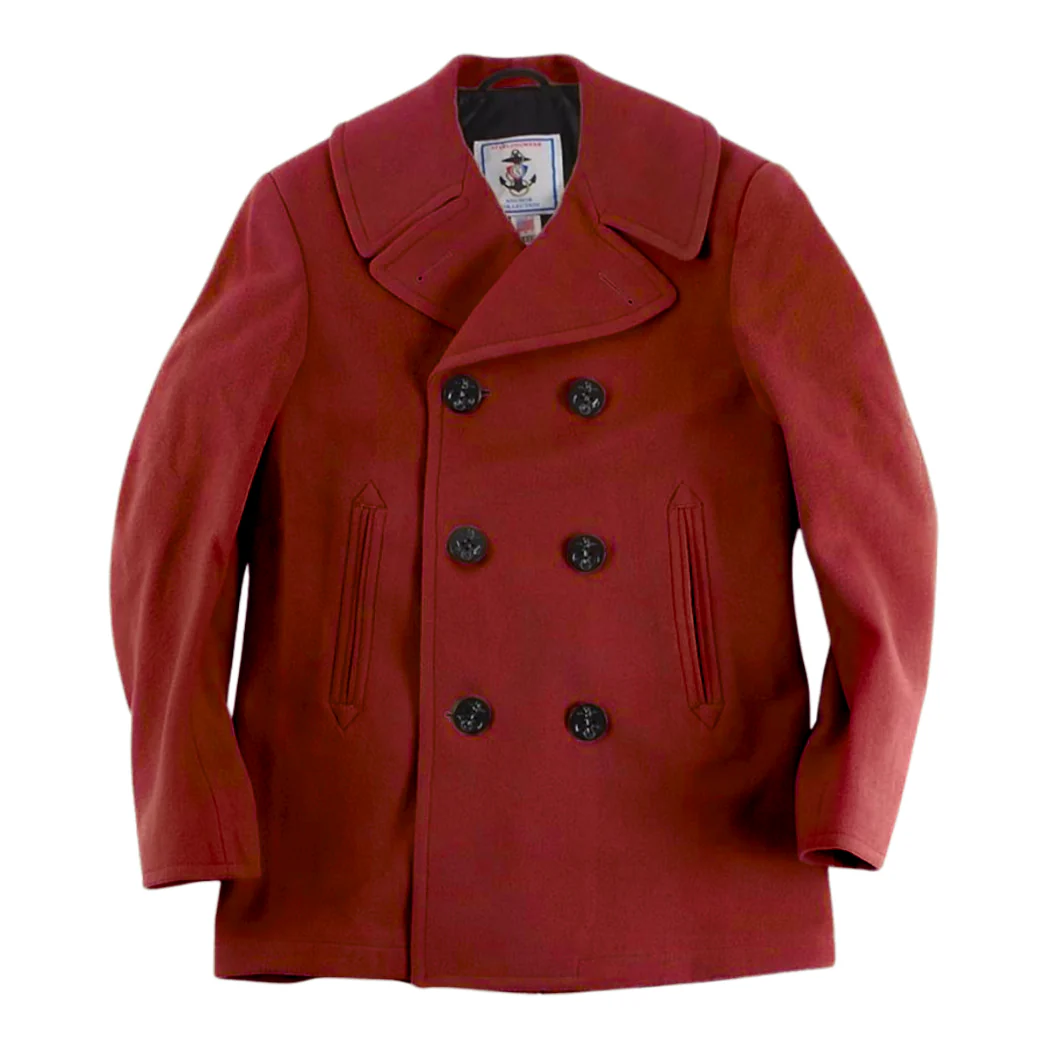 Men's Authentic Wool Blend Peacoat - Image 5