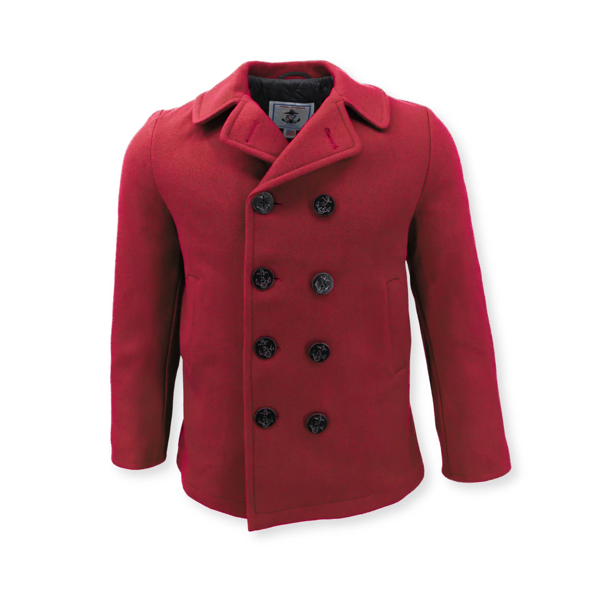 Women's Classic Wool Blend Peacoat - Image 11