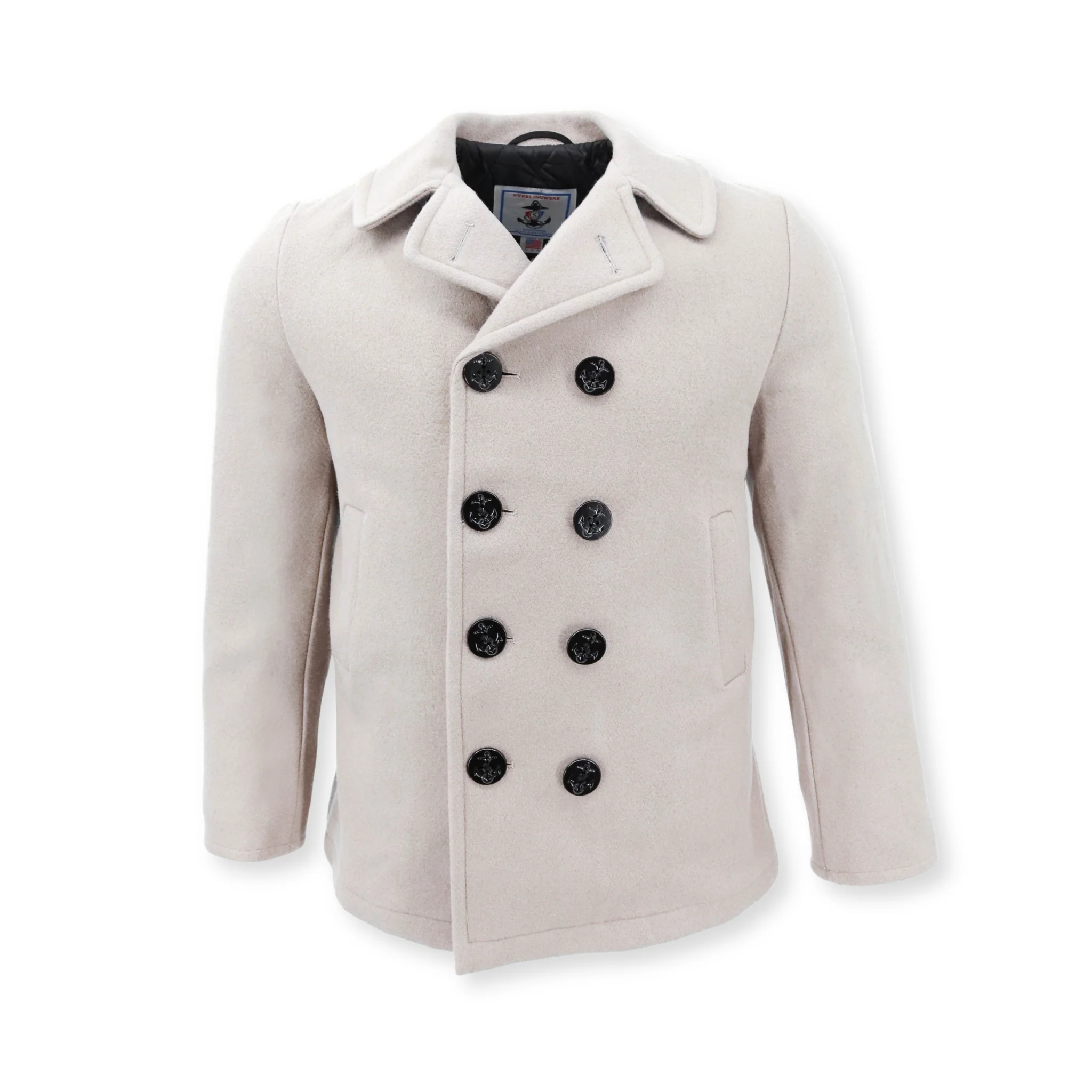Women's Classic Wool Blend Peacoat - Image 13