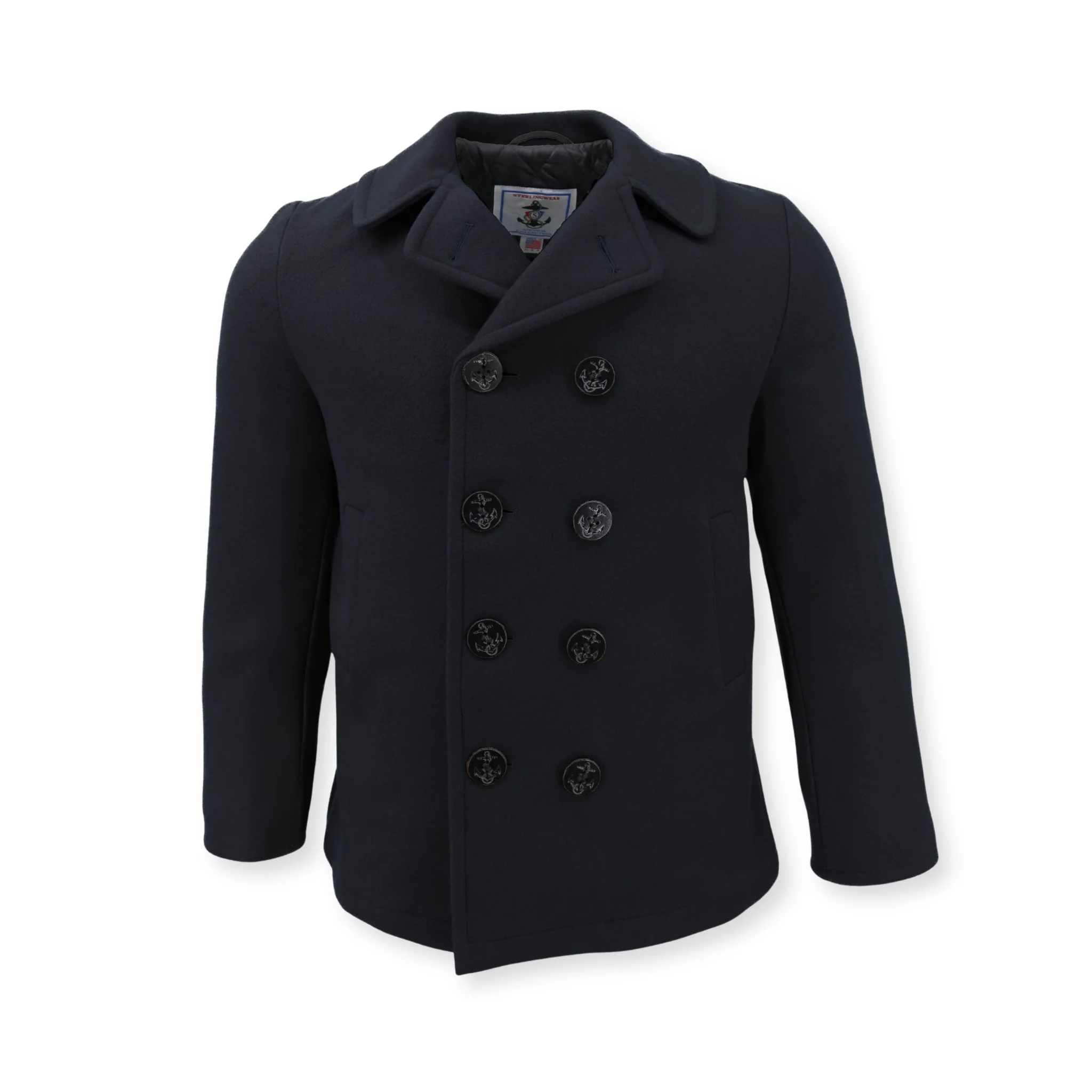 Women's Classic Wool Blend Peacoat - Image 15