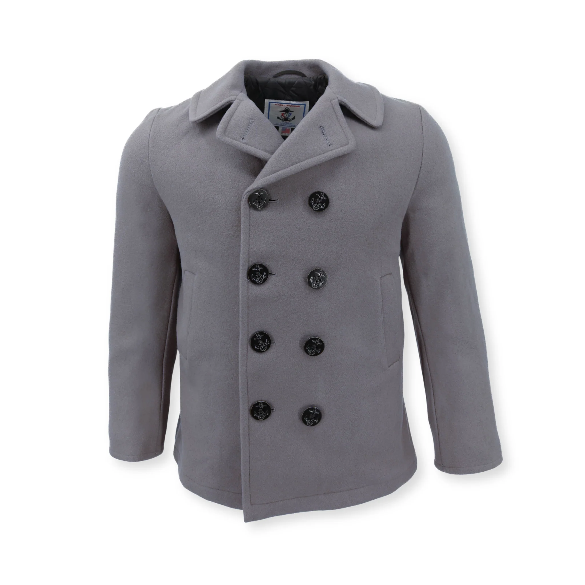 Women's Classic Wool Blend Peacoat - Image 5