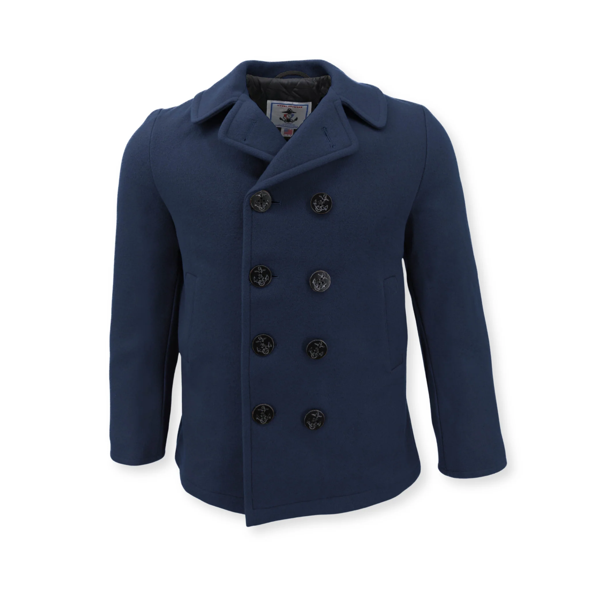 Women's Classic Wool Blend Peacoat - Image 7