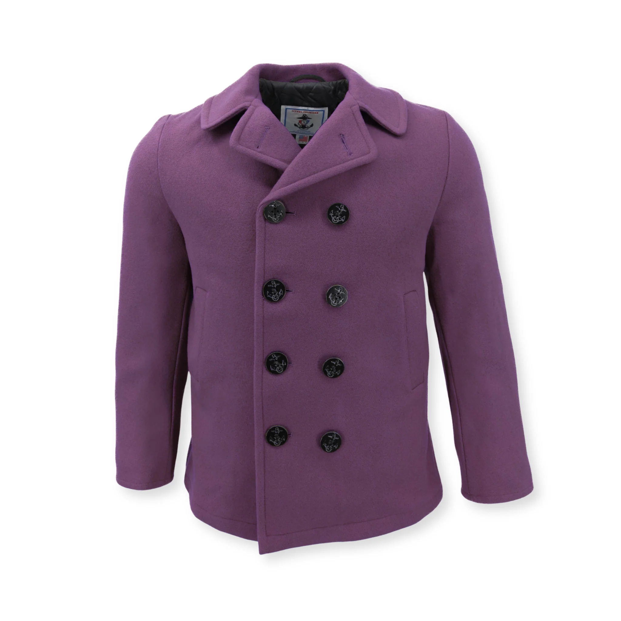 Women's Classic Wool Blend Peacoat - Image 9